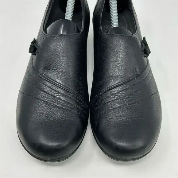 Dansko Franny Women's Black Leather Loafers Size 40 (US 9.5-10) Casual Shoes - Picture 5 of 10